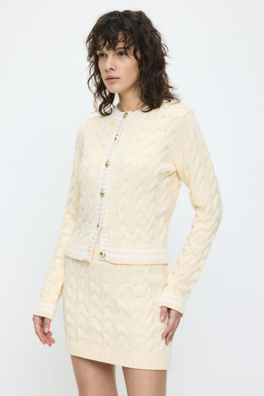 MOUSSY「LINE CABLE 2PIECES セットアップ」|ワンピース|ECRU