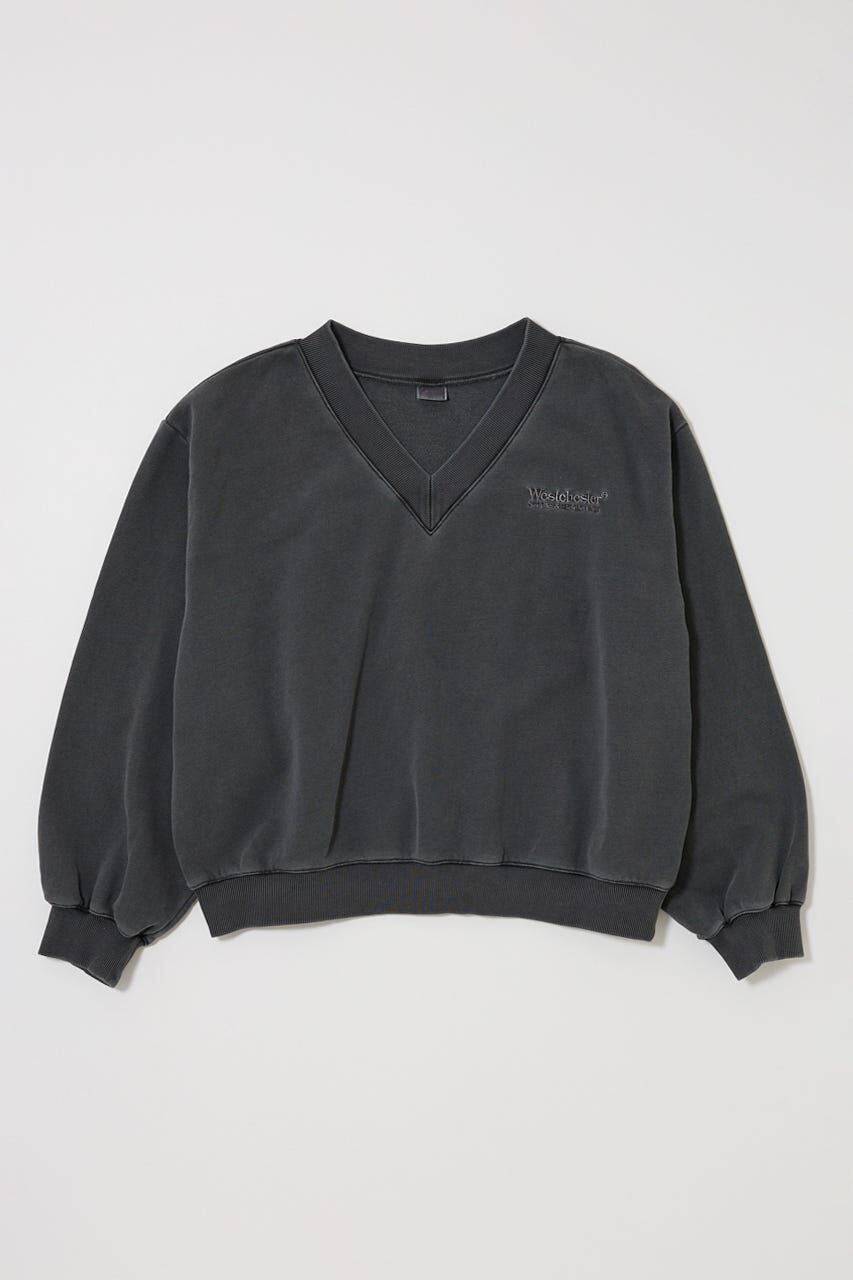 MOUSSY「FADED V NECK SWEAT シャツ」|パーカー|