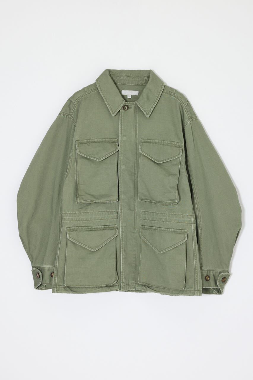 MOUSSY「BACKSATIN BDU ジャケット」|ブルゾン・スタジャン|