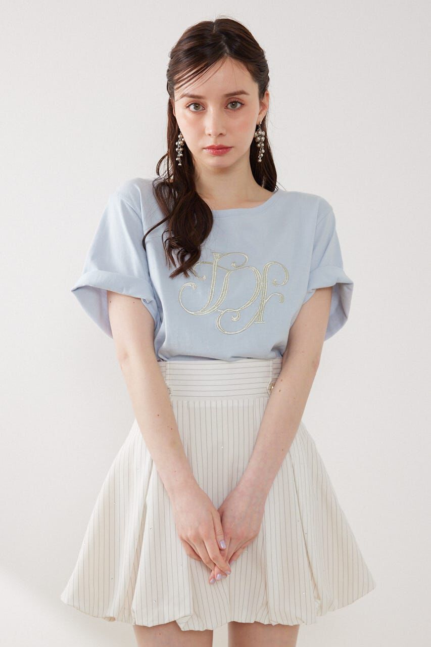 rienda「RDロゴTシャツ」|Tシャツ・カットソー|柄GLD5