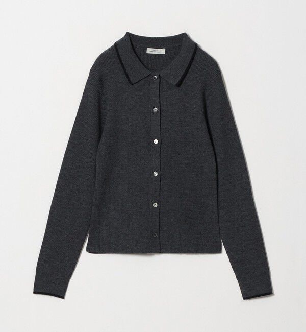 UNITED ARROWS green label relaxing「ウール リブ 襟付き ニット カーディガン ウォッシャブル」|カーディガン|