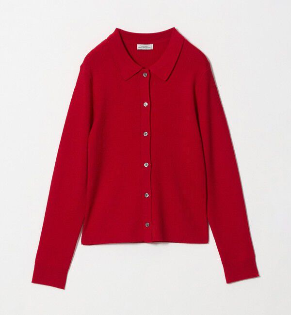 UNITED ARROWS green label relaxing「ウール リブ 襟付き ニット カーディガン ウォッシャブル」|カーディガン|