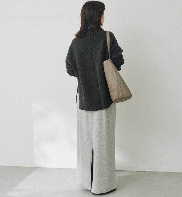  「【4サイズ展開】スウェットロングスカート」|スカート|