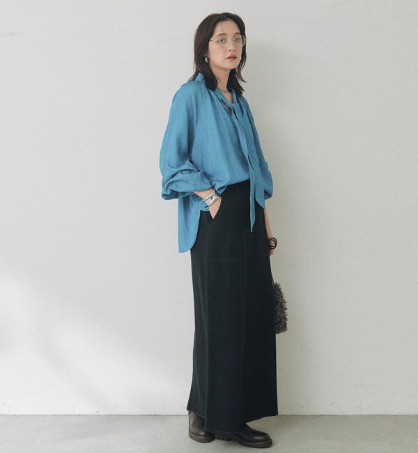  「【4サイズ展開】スウェットロングスカート」|スカート|