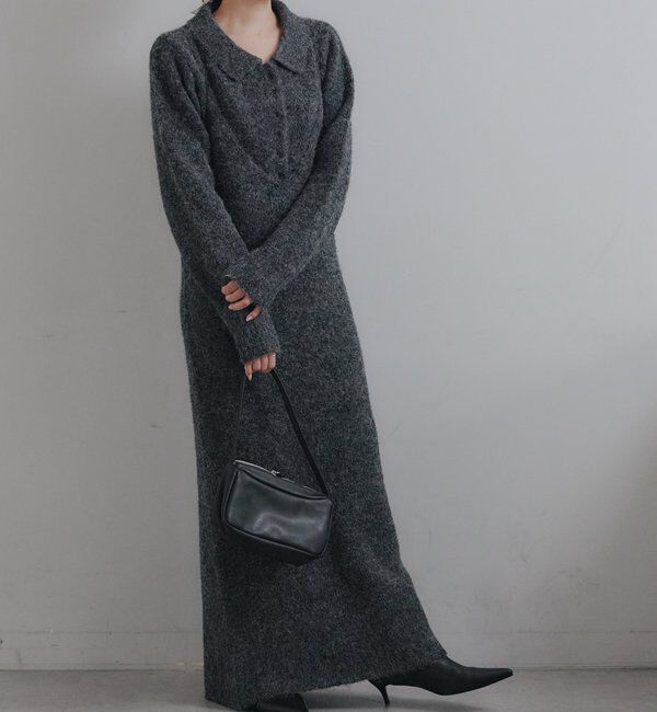  「【WEB先行販売】ニットキャミドレス」|ワンピース|