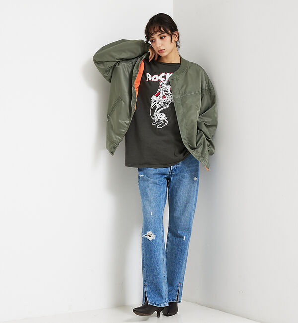 ABAHOUSE「【JERZEES/ジャージーズ】ROCK OUT Tシャツ/ユニセックス」|Tシャツ・カットソー|