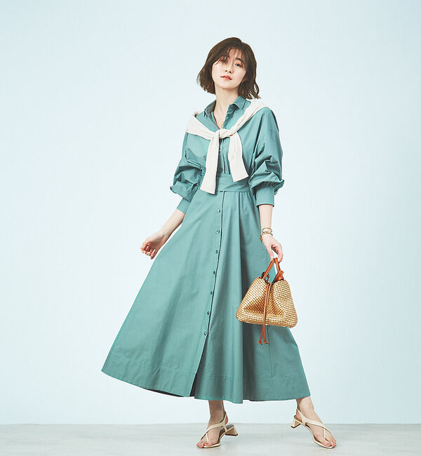 Rouge vif「フレアシャツワンピース」|ワンピース|