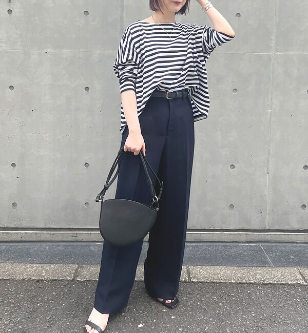 Rouge vif「ドロップショルダー ショートカットソー」|Tシャツ・カットソー|