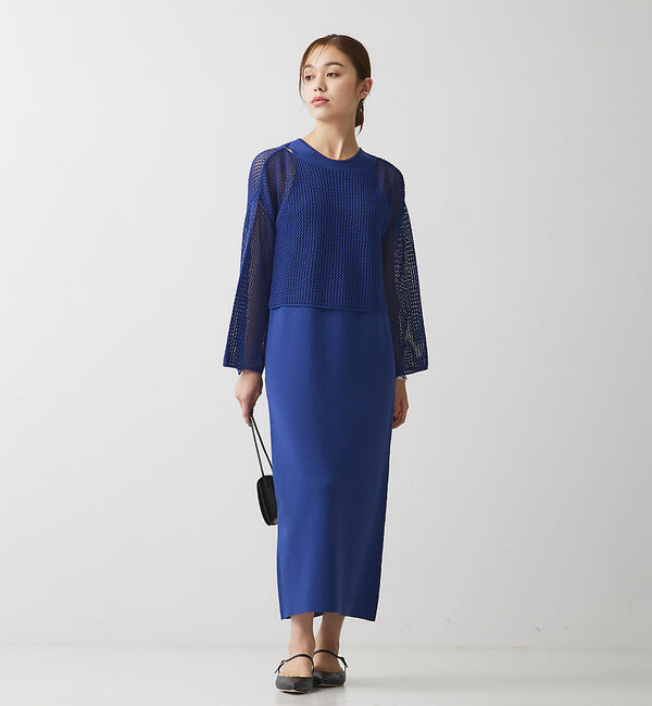 Rouge vif「シアーニット アンサンブルワンピ」|ワンピース|