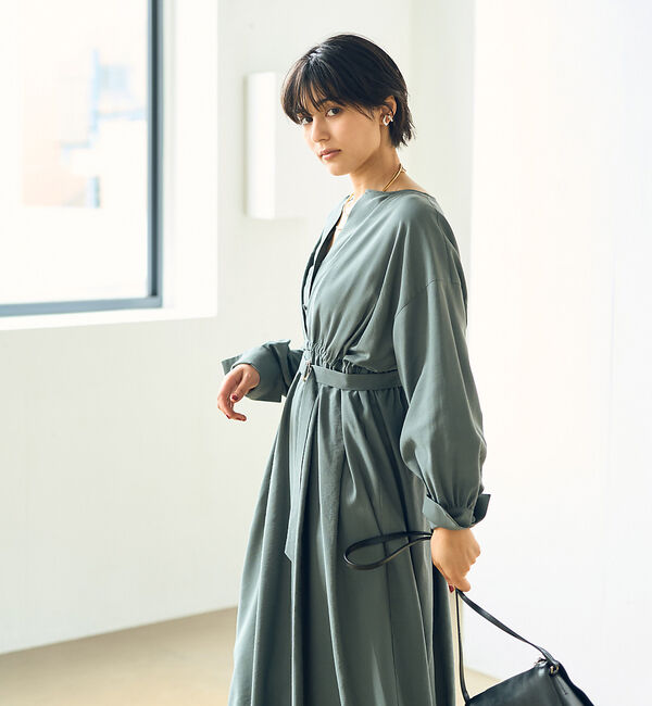 Rouge vif「MANTECOウエストマークワンピース」|ワンピース|