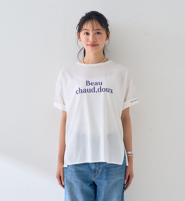 Rouge vif「ターンバックロゴTシャツ」|Tシャツ・カットソー|