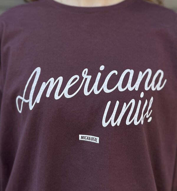 Rouge vif「【AMERICANA&times;MICA＆DEAL/ アメリカーナ&times;マイカ】long te」|Tシャツ・カットソー|