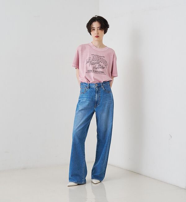 Rouge vif「【NEEDBY heritage/ニードバイヘリテージ】KOH ワイドストレート」|デニム|