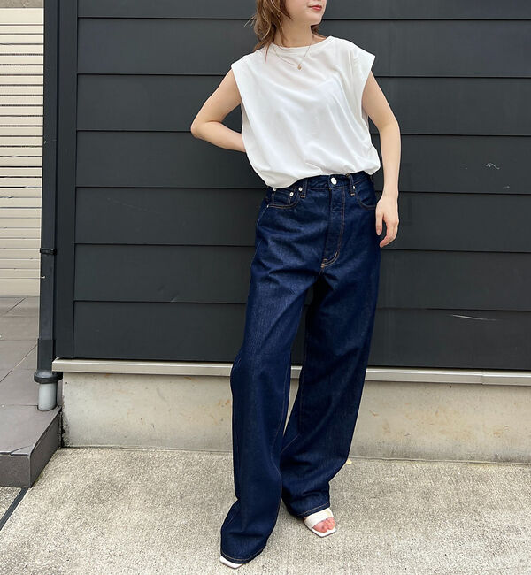 Rouge vif「【NEEDBY heritage/ニードバイヘリテージ】KOH ワイドストレート」|デニム|