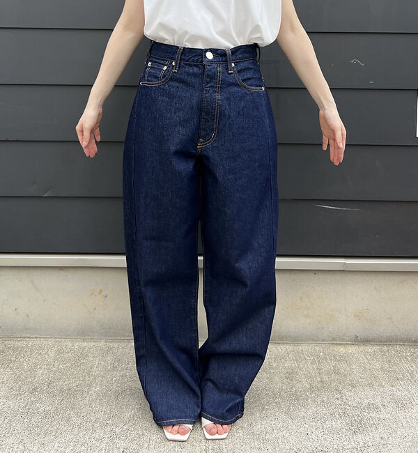Rouge vif「【NEEDBY heritage/ニードバイヘリテージ】KOH ワイドストレート」|デニム|