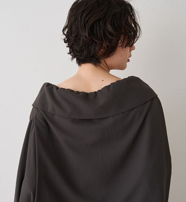 Rouge vif「オーバーカラー変形 テントラインブラウス」|シャツ・ブラウス|