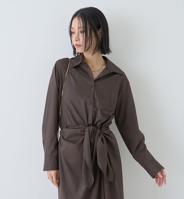 Rouge vif「ドレープウエストリボンワンピース」|ワンピース|