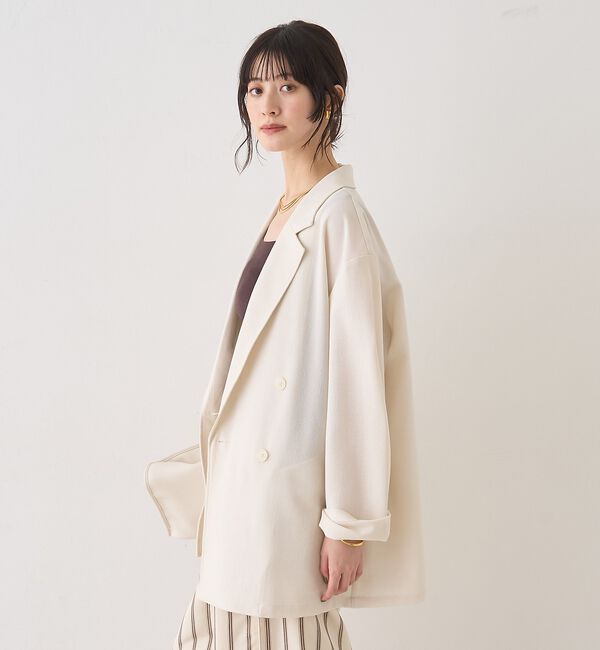 Rouge vif「バスケットメッシュダブルジャケット」|テーラードジャケット|