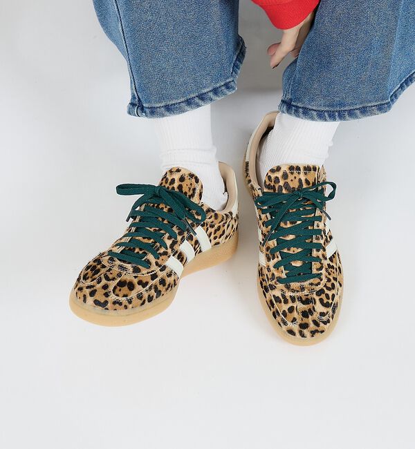 Rouge vif「【adidas/アディダス】Leopard Print HANDBALL SPE」|スニーカー|