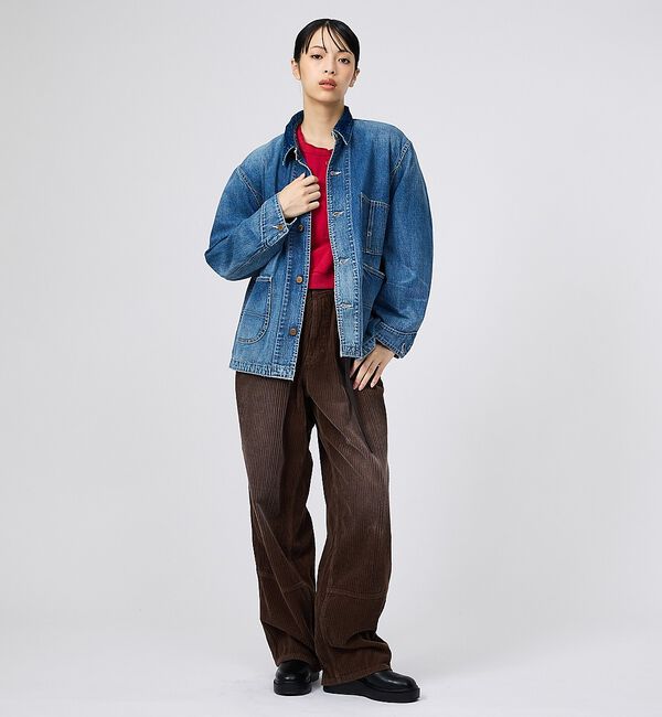Rouge vif「【REMI RELIEF/レミレリーフ】9.5ozネップDENIMカバーオール（」|ブルゾン・スタジャン|