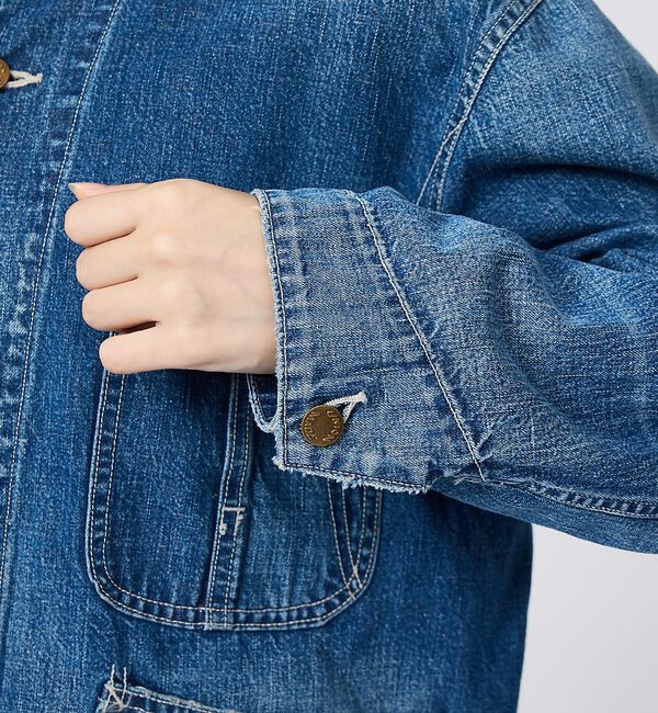 Rouge vif「【REMI RELIEF/レミレリーフ】9.5ozネップDENIMカバーオール（」|ブルゾン・スタジャン|