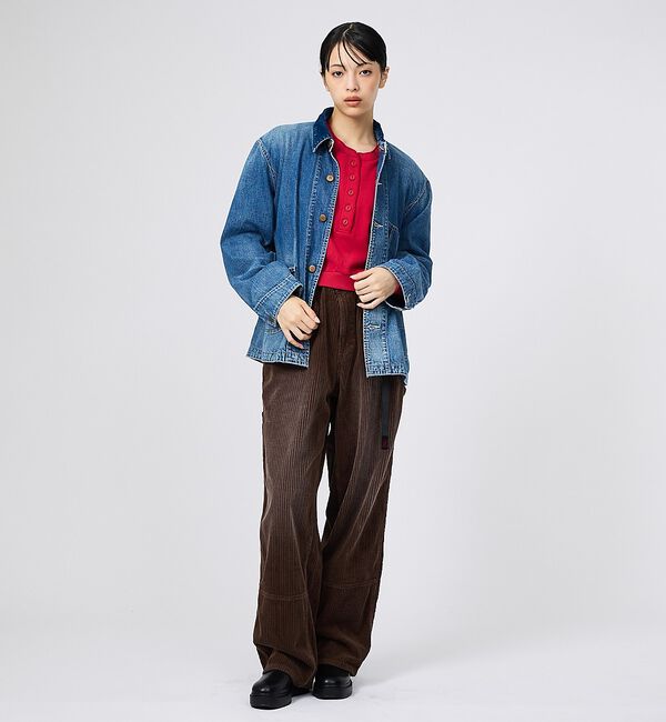 Rouge vif「【REMI RELIEF/レミレリーフ】9.5ozネップDENIMカバーオール（」|ブルゾン・スタジャン|