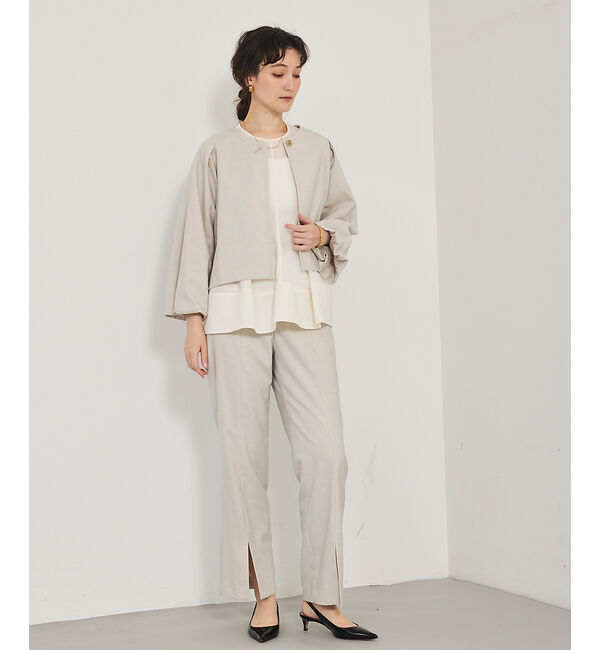 qualite「【セットアップ対応】スリットパンツ」|その他|