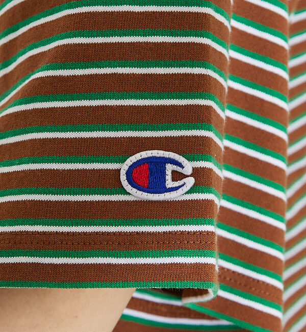 NOMINE「【WEB限定】Champion ボーダー Tシャツ」|Tシャツ・カットソー|