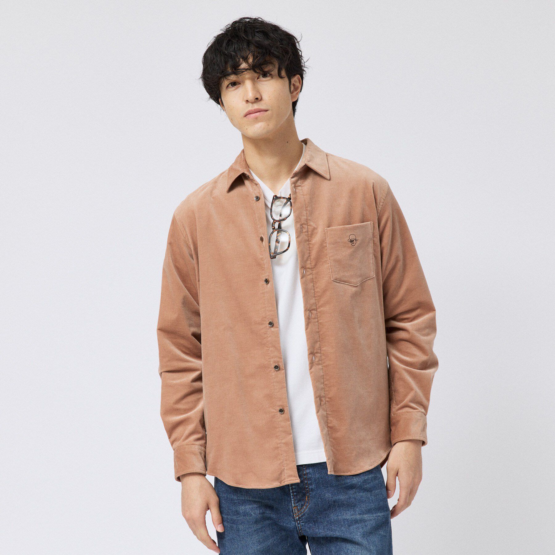 TAKEO KIKUCHI「ストレッチ コーデュロイ シャツ」|シャツ・ブラウス|