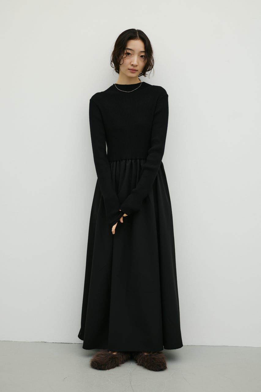 STYLEMIXER「ハイネックコンビネーションワンピース」|ワンピース|