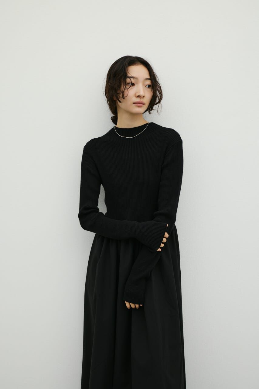 STYLEMIXER「ハイネックコンビネーションワンピース」|ワンピース|
