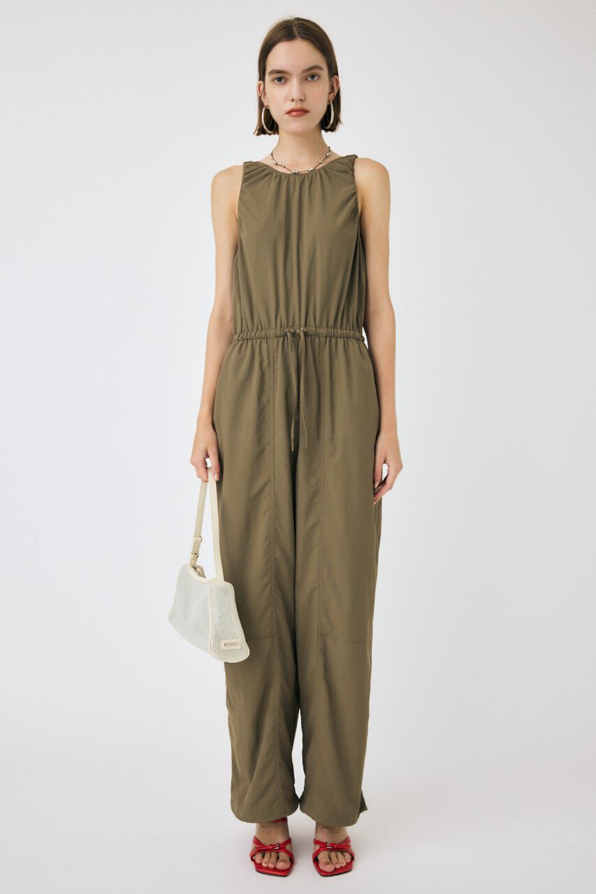 MOUSSY「NYLON GATHER ジャンプスーツ」|その他|