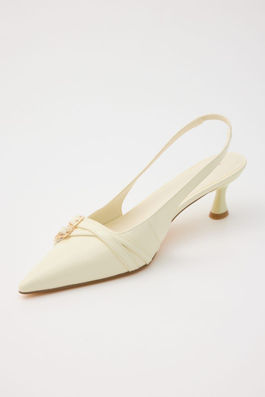 rienda「ベルトディテールスリングバックパンプス」|サンダル|