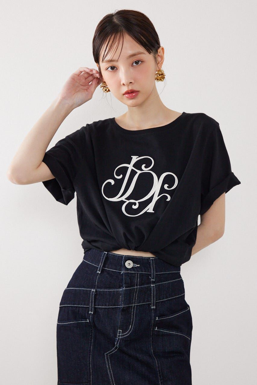 rienda「RDロゴTシャツ」|Tシャツ・カットソー|BLK