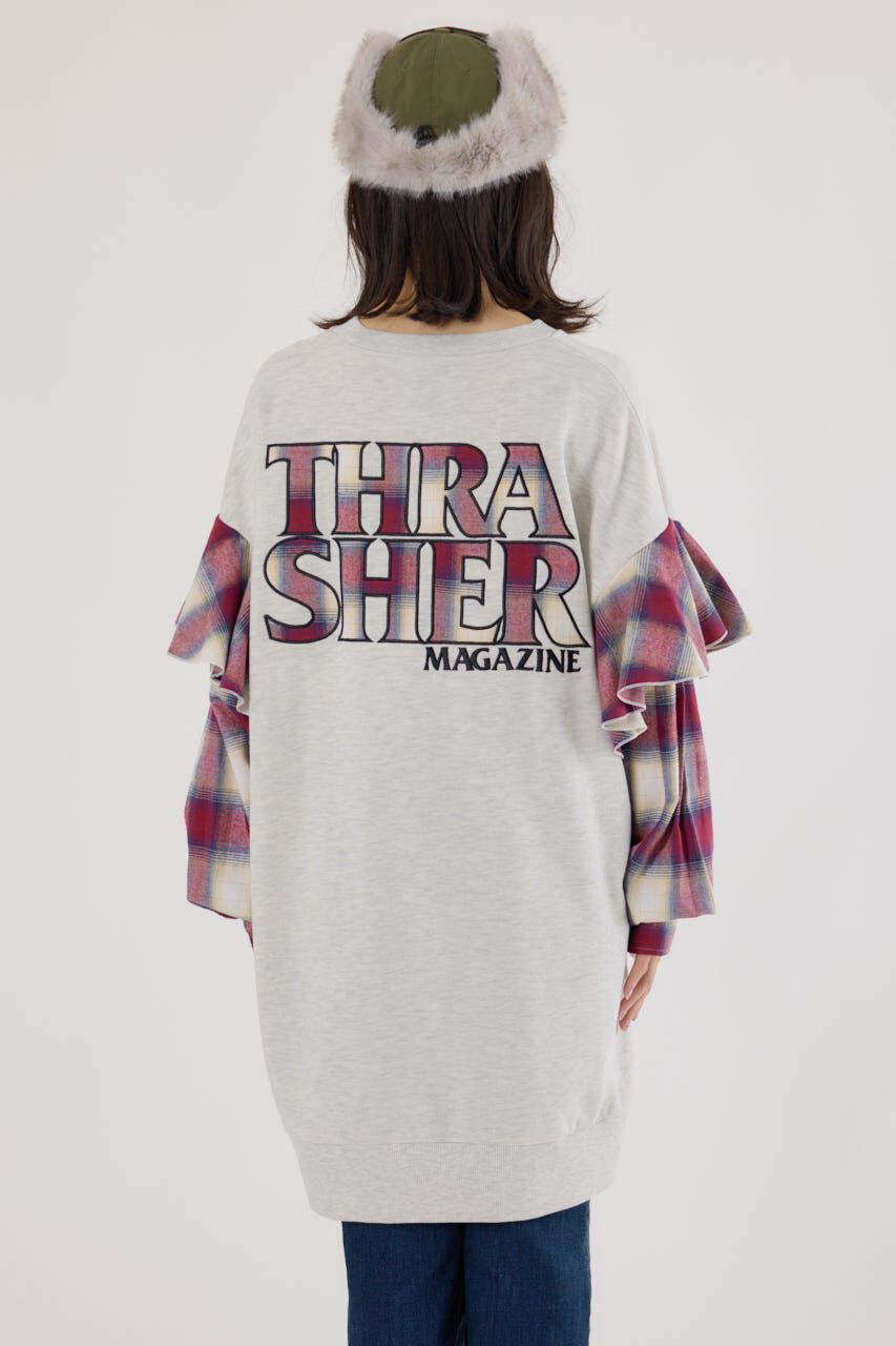 RODEO CROWNS「(THRASHER) リメイクスウェットワンピース」|ワンピース|