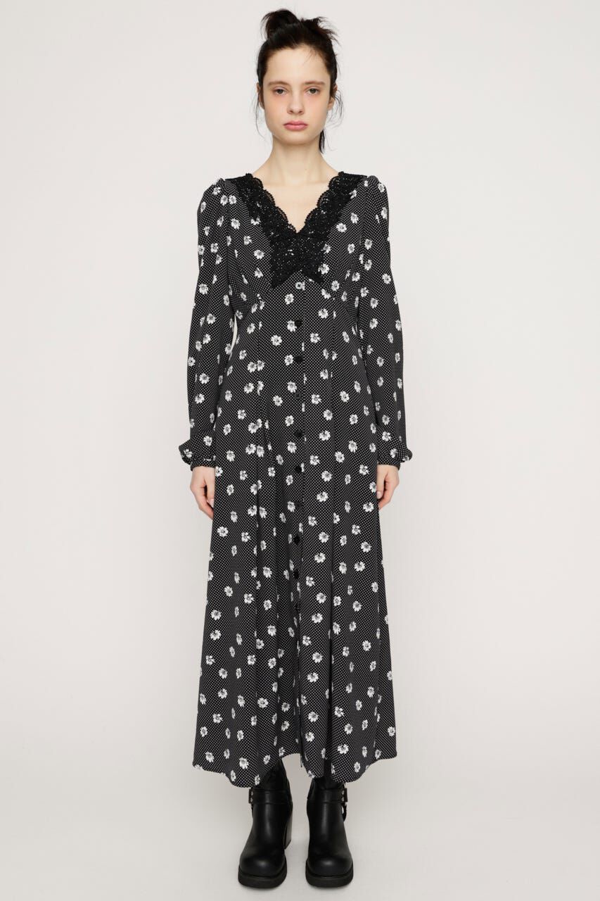 SLY「DOT GARDEN RETRO ドレス」|ワンピース|
