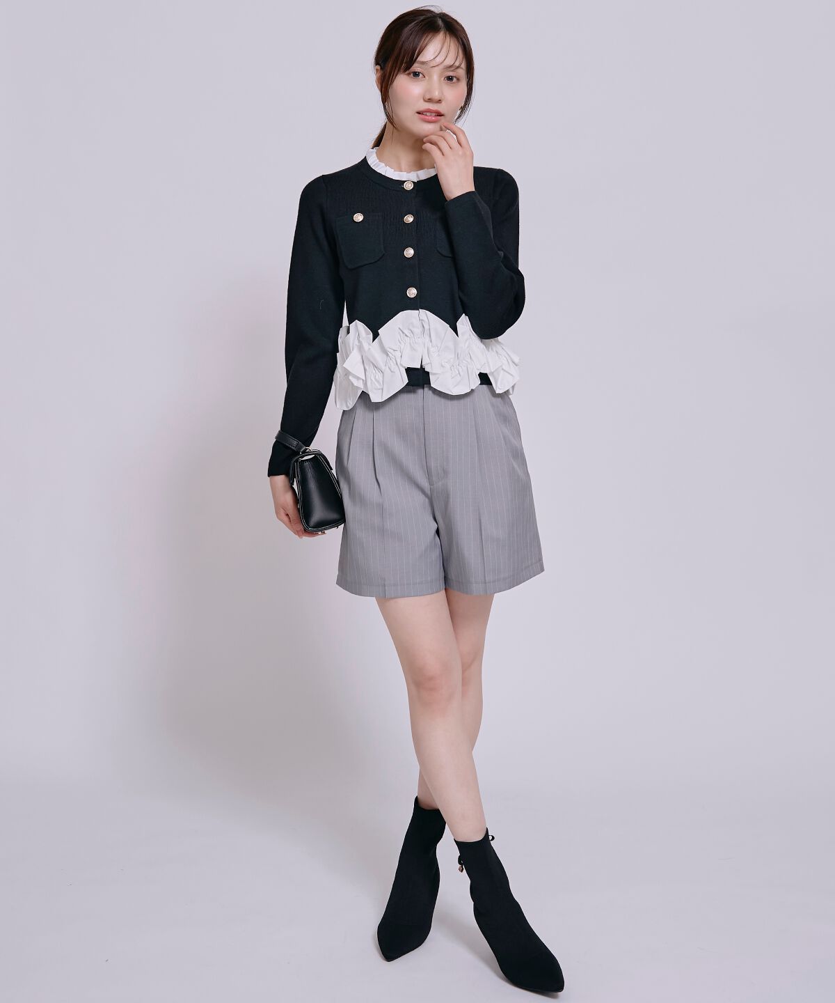 WILLSELECTION「ホイップフリルヘムカーディガン」|カーディガン|