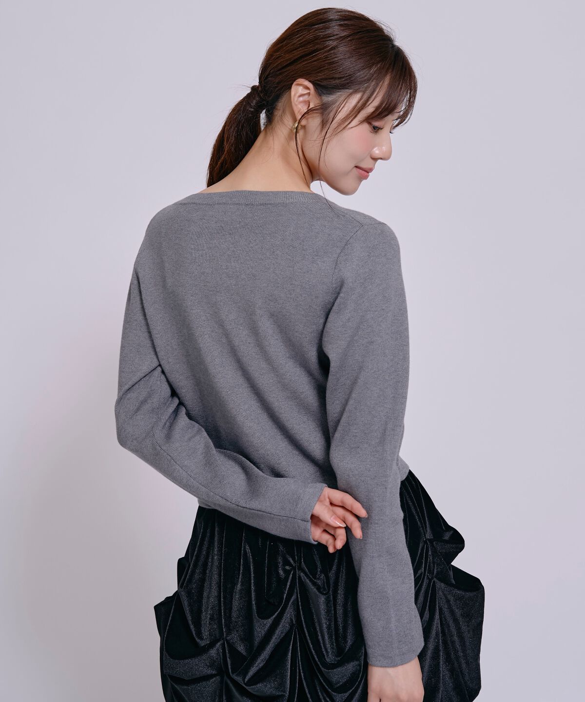 WILLSELECTION「リボンパールデコレーションカーディガン」|カーディガン|