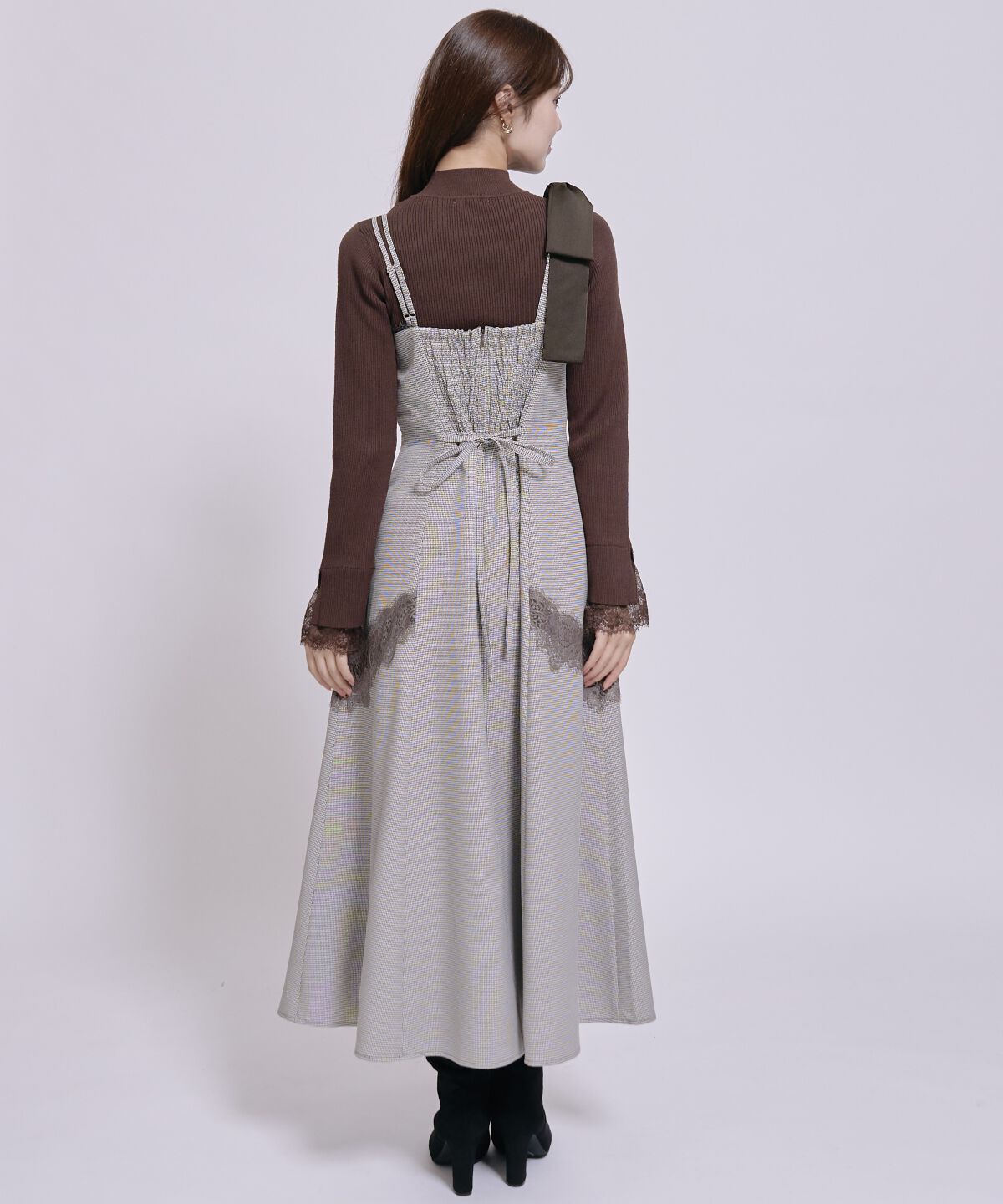 WILLSELECTION「アシメリボンフレアキャミワンピース」|ワンピース|