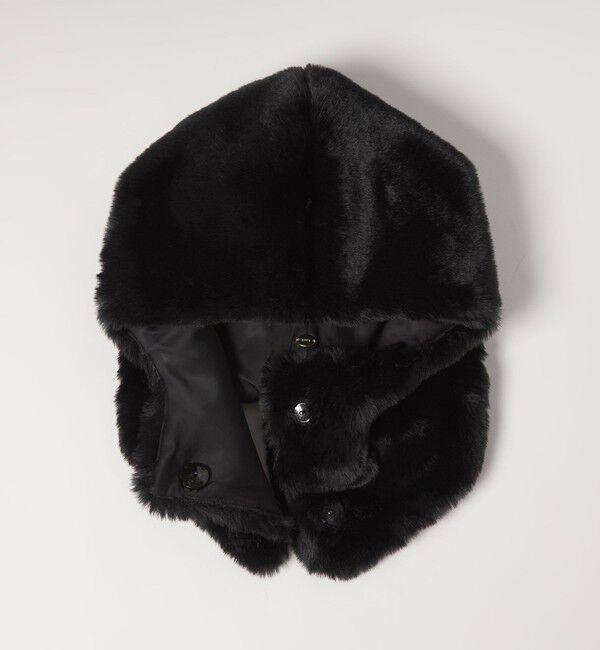 conte「＜conte＞フェイクファー フード BLACK」|その他|