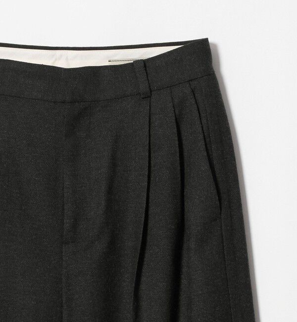 UNITED ARROWS「MANTECO 2タック ワイドパンツ」|スラックス|