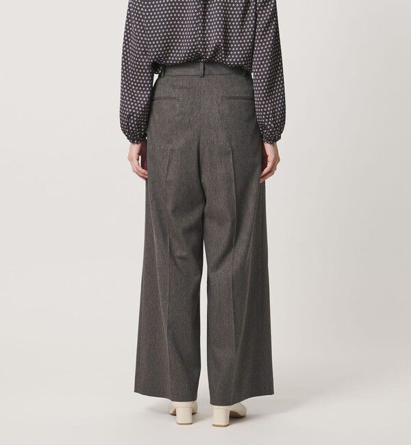 UNITED ARROWS「MANTECO 2タック ワイドパンツ」|スラックス|