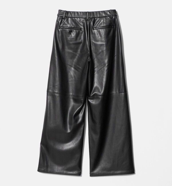 UNITED ARROWS「レザーライク ワイドパンツ」|その他|