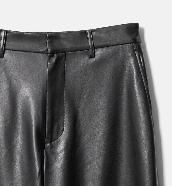 UNITED ARROWS「レザーライク ワイドパンツ」|その他|