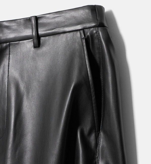 UNITED ARROWS「レザーライク ワイドパンツ」|その他|