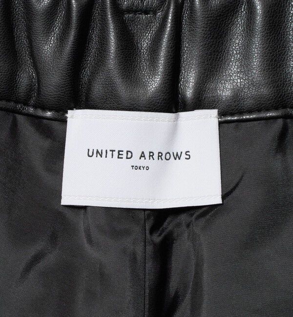 UNITED ARROWS「レザーライク ワイドパンツ」|その他|