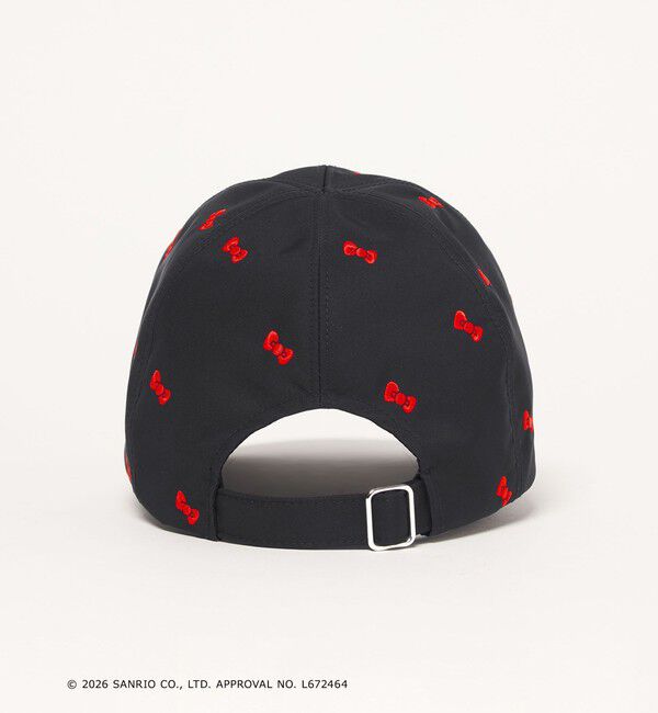 UNITED ARROWS「＜HELLO KITTY &times; UNITED ARROWS＞リボン/エンブロイダリー キャップ UV」|キャップ・キャスケット|