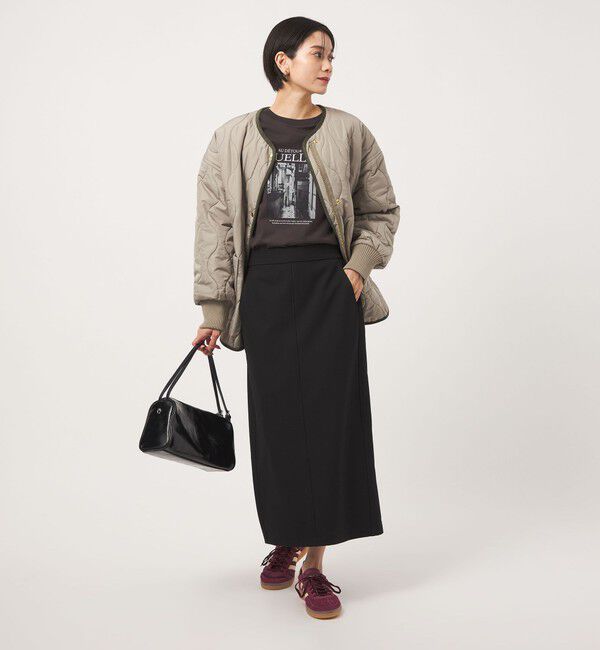 UNITED ARROWS green label relaxing「［size SHORT/TALLあり］オルマイ ウラキモウ タイト スカート ストレッチ 帯電防止」|タイト|