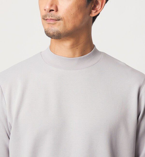 UNITED ARROWS green label relaxing「【WEB限定】JUST fit ウォームブレンド モックネック 長袖 カットソー -吸湿発熱-」|Tシャツ・カットソー|