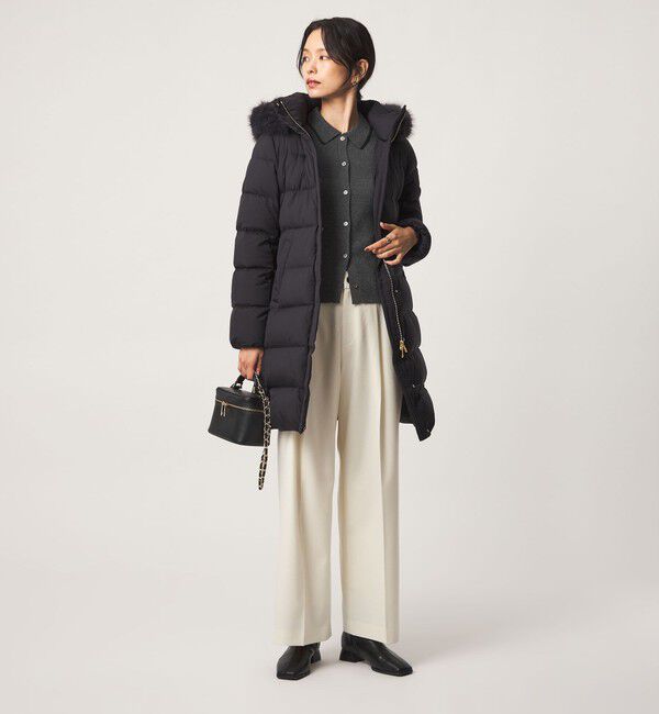 UNITED ARROWS green label relaxing「ウール リブ 襟付き ニット カーディガン ウォッシャブル」|カーディガン|